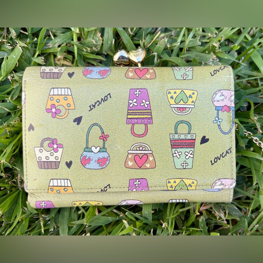 Lovcat Green Patterned Women's Bag
